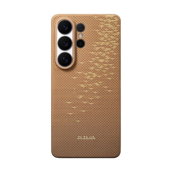 Чехол Pitaka Edge Case для Samsung S26 Ultra, Золотой блик | Golden Glint