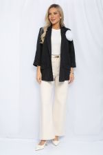 Пиджак льняной Мэрлин (черный) Б13239-7М LT Collection