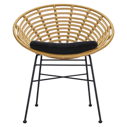 Стул vetle round, ротанг
