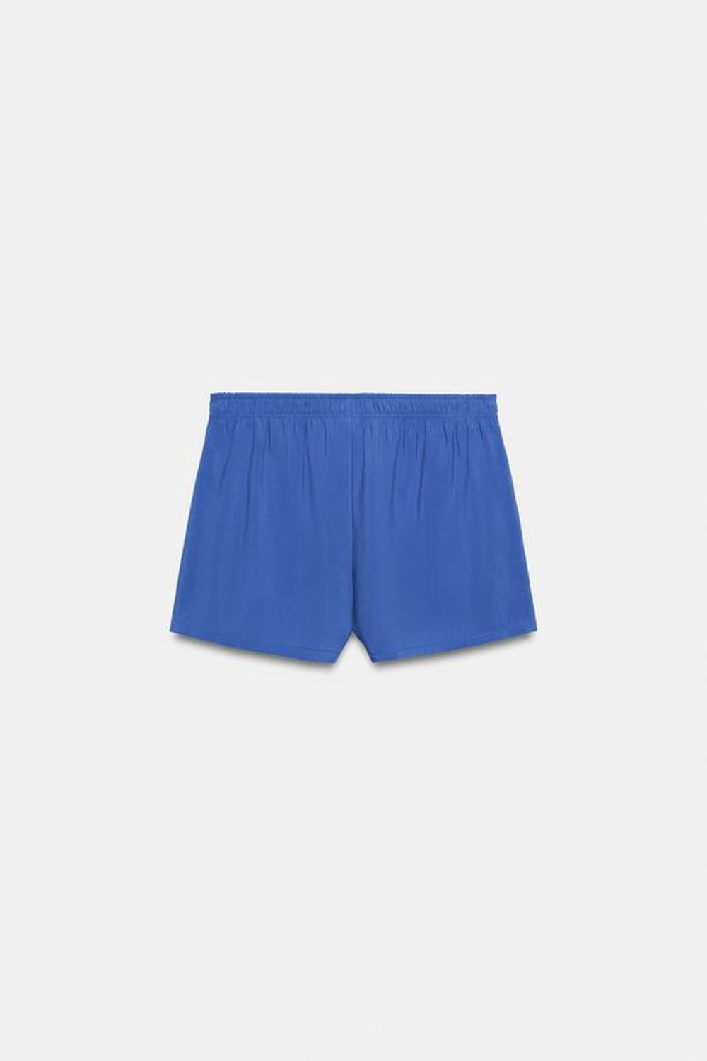 ZARA СВОБОДНЫЕ ШОРТЫ С ПУГОВИЦАМИ, КОБАЛЬТОВЫЙ