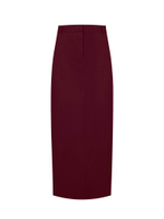 Юбка макси из костюмной ткани