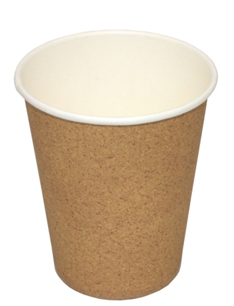 Стаканы бумажные однослойные 200/260мл SP9 крафт (50/1000шт)