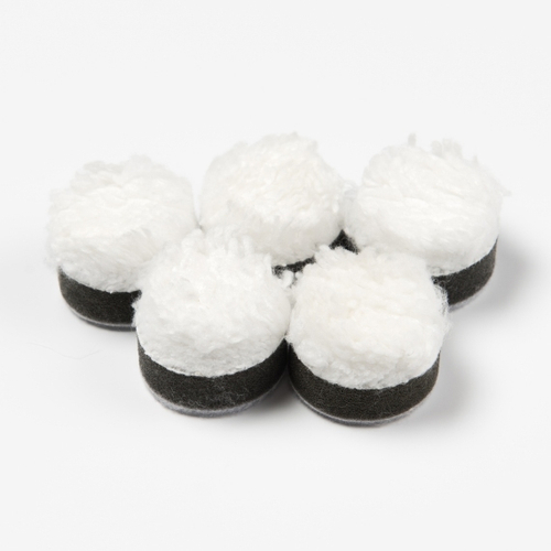 LERATON Набор микрофибровых кругов для гибкого вала 5шт.