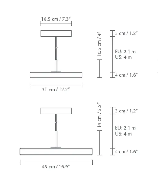 Подвесной светильник "Asteria medium" - Оливковый - Сталь