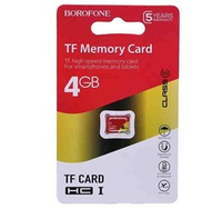 Micro SDHC карта памяти BOROFONE 4ГБ Class 10