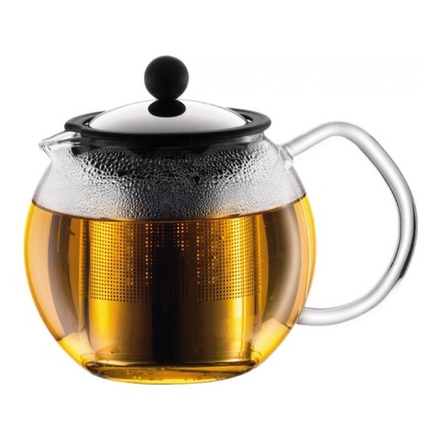 Чайник заварочный с прессом Bodum Assam (0,5 литра), хром