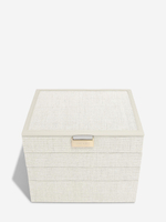 Органайзер для украшений и часов Stackers Classic Jewellery Box, 4 секции - Burgundy (Burgundy / бордовый / Burgundy / 600 / 700 / Органайзер-косметичка с крышкой)