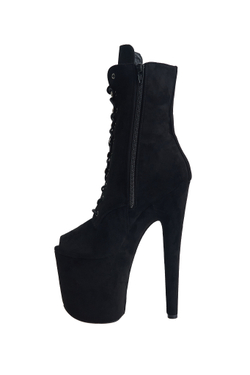 KIKO. Ботильоны тройка. Замша. Открытые - SHDB-012.2-3-ekoz-bl