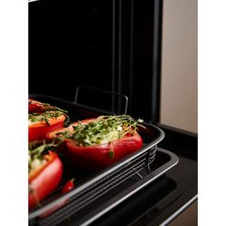 Противень для запекания с решеткой-гриль Roast Masters, 22х30 см, черный