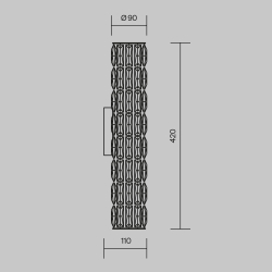 Настенный светильник (бра) Maytoni DIA008WL-02CH