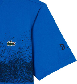 Мужская теннисная футболка Lacoste Tennis x Novak Djokovic - небесный