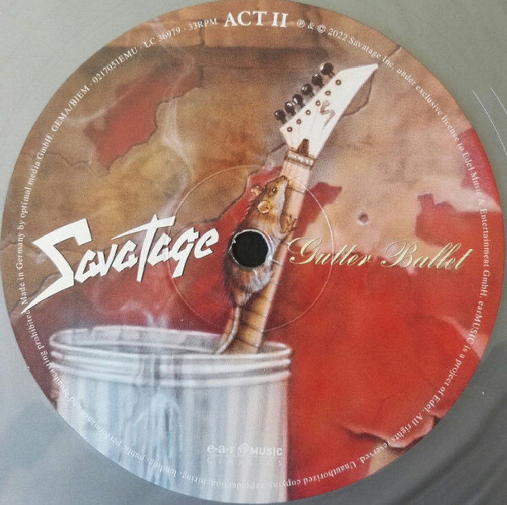 Savatage / Gutter Ballet (Coloured Vinyl)(LP+10" Vinyl Single)