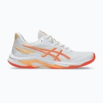 Кроссовки волейбольные ASICS Netburner Ballistic FF 4 white/vivid coral