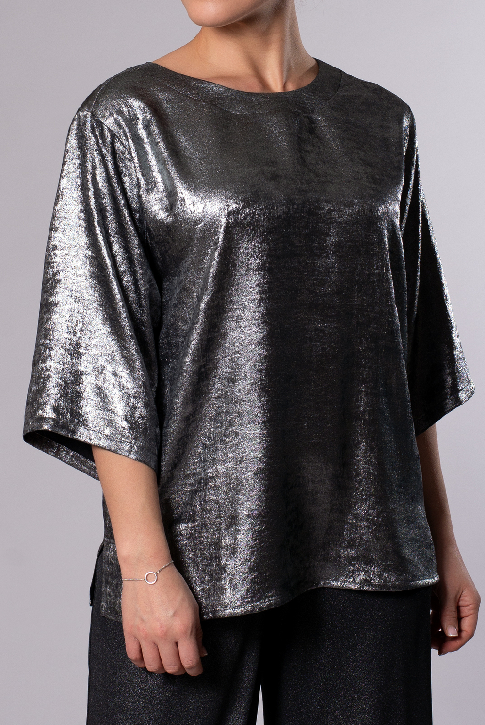 Блузка женская 4213ВП, Серебро #182Сер094213ВП