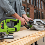 Циркулярная пила аккумуляторная Greenworks Арт. 1500907,  бесщеточная, без АКБ и ЗУ