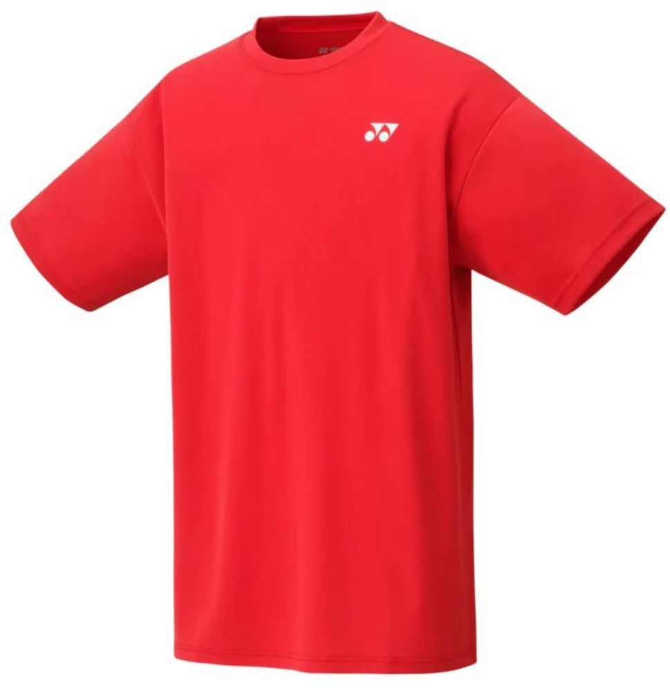 Футболка мужская теннисная Yonex Men&#39;s Crew Neck Shirt - sunset red