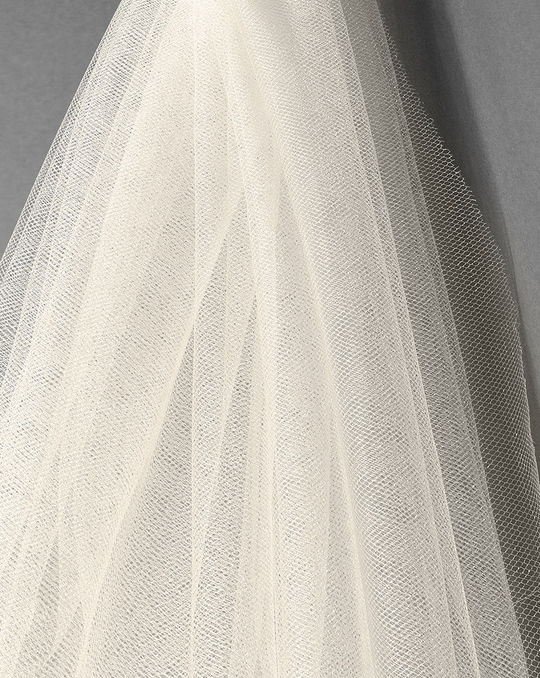 Фатин крем, CRYSTAL SHINING TULL С21