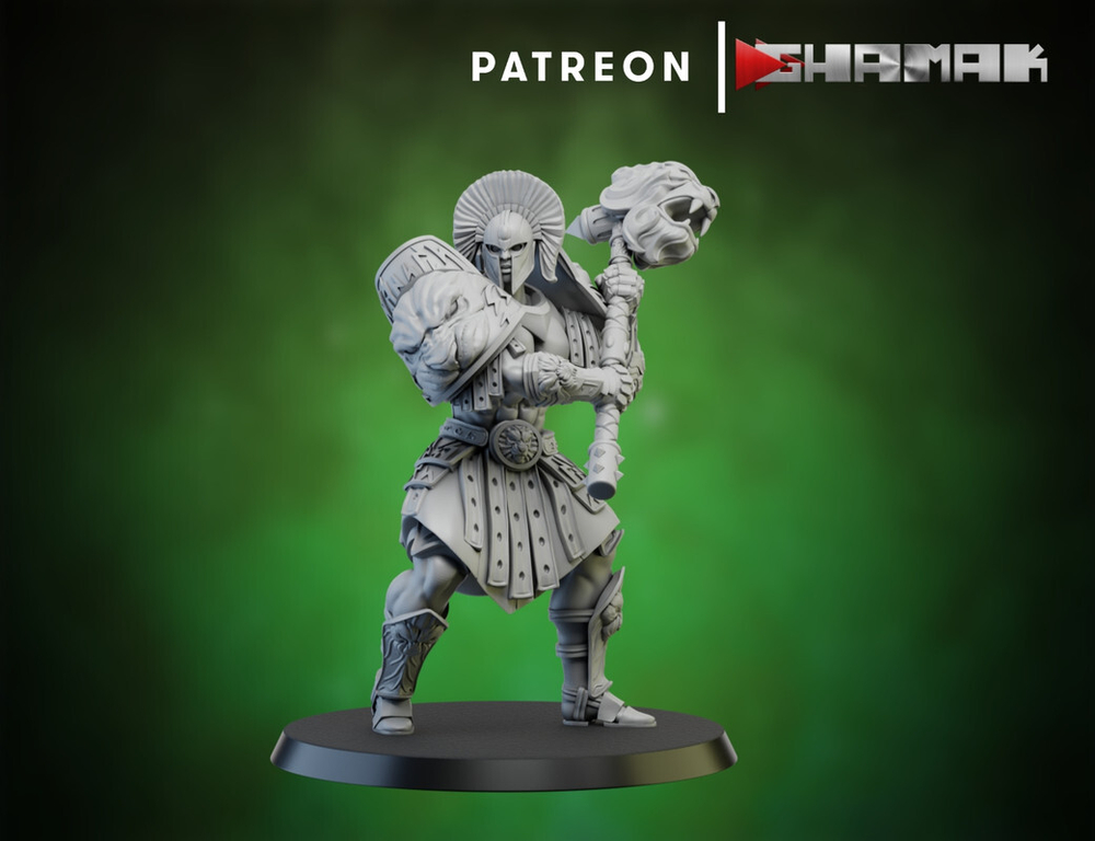 Grand Alliance Order Stormcast Eternal Annihilators Воитель с двуручным молотом №4 миниатюра для dnd, днд, pathfinder, фентези, Настольная игра, НРИ, Варгейм, РПГ