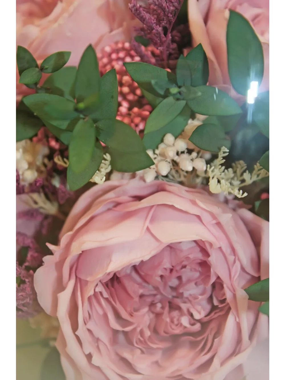 натуральные пионы в стекле, вакуум*