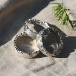 Кольцо Венец лесного короля, синие вплавленные