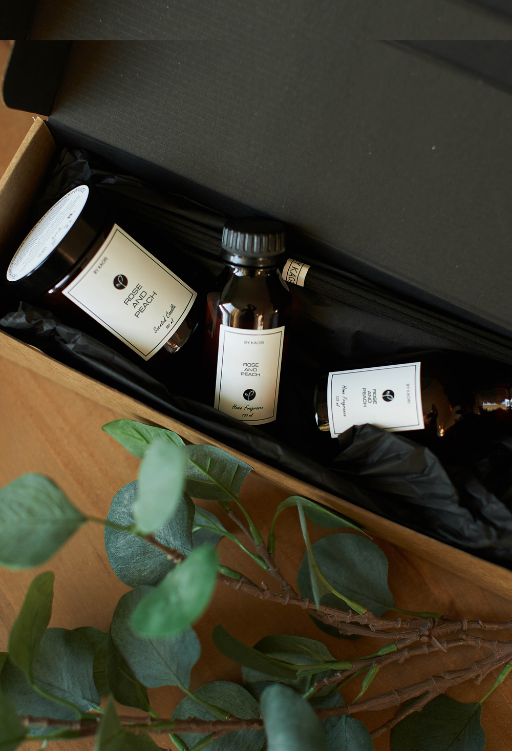 Подарочный набор Must Have Диффузор и свеча, ROSE AND PEACH