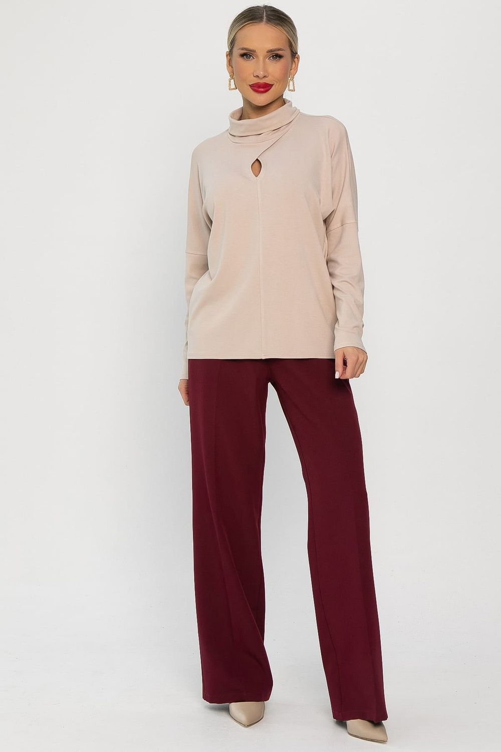 Джемпер Тринити (бежевый) Б14243-1М LT Collection