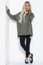 Свитшот Мания (хаки) Б12370-1 LT Collection