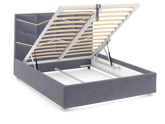 Кровать Line Gold 200 с подъемным механизмом - Velutto 32