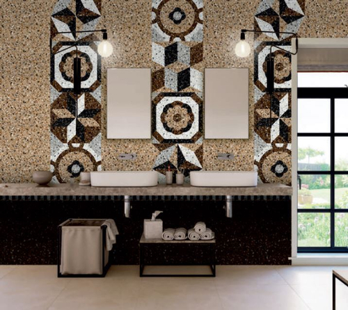 Панель ПВХ фотопечать Террацо темный фон 2700х250мм