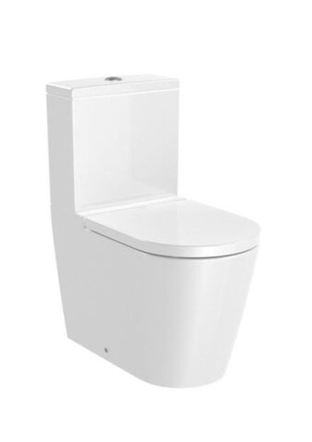 7342526000 INSPIRA ROUND ЧАША напольная BTW 645 RIMLESS С БАЧКОМ И СИДЕНЬЕМ