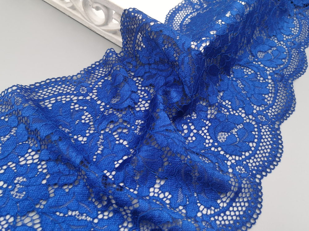 Набор для пошива бралетта Ева и трусиков (трусики слипы-актив Белла/трусики-стринги классические, Моника/ слипы Леона), синий и серебристый пион