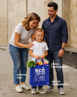 Женская сумка-шоппер джутовая.