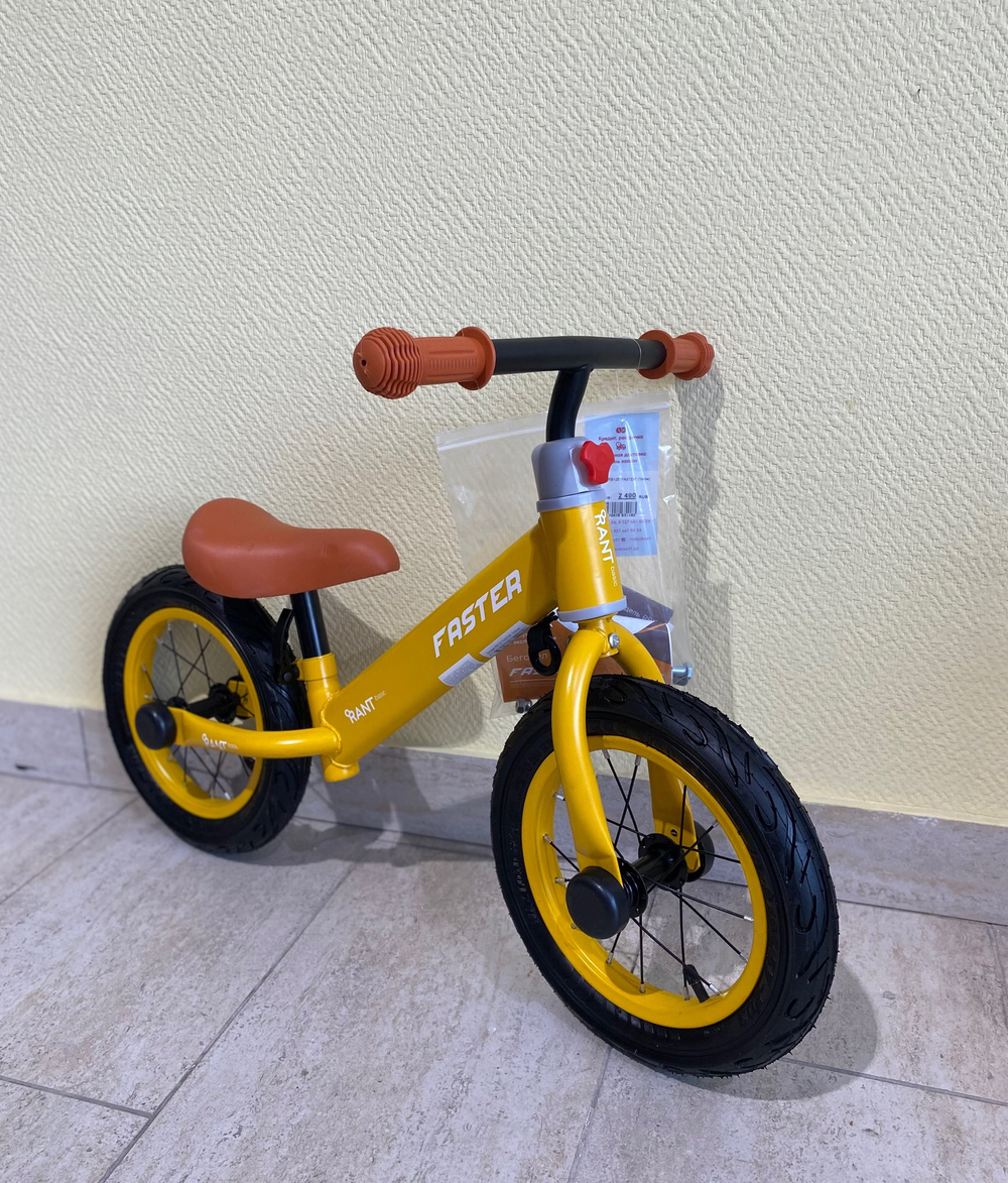 Беговел RB125 "FASTER" (Yellow)