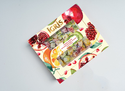 Рахат-лукум "Фруктово-ореховое ассорти" 145 грамм