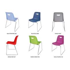 Стул офисный Venezia Chrome (на прутке)