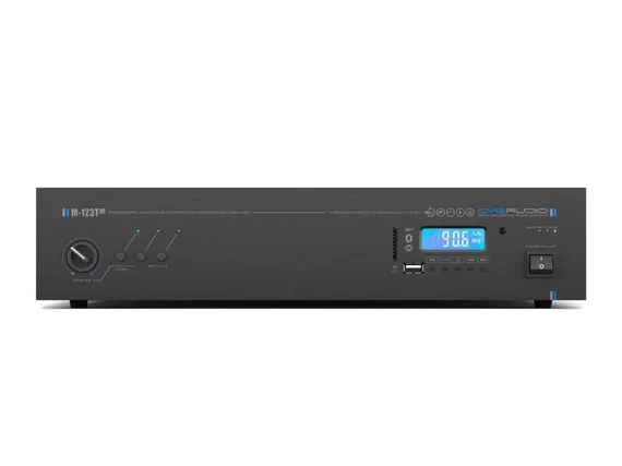 CVGaudio M-123Tm профессиональный микшер-усилитель, мощность 120W/100V