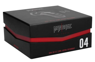 Черный мужской пояс верности Model 04 Chastity (Цвет: черный)