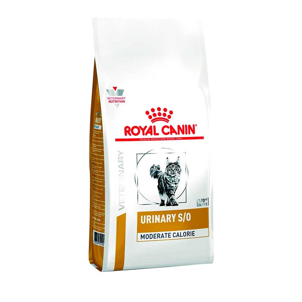 Royal Canin VET Urinary S/O Moderate Calorie - диета для кошек профилактика и лечение МКБ (для склонных к полноте)