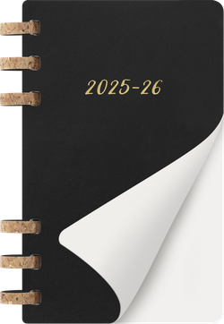 Еженедельник Moleskine ACADEMIC SPIRAL (DSSPB12AMWH3) Large 150х210мм 200стр кремовые страницы спираль черный