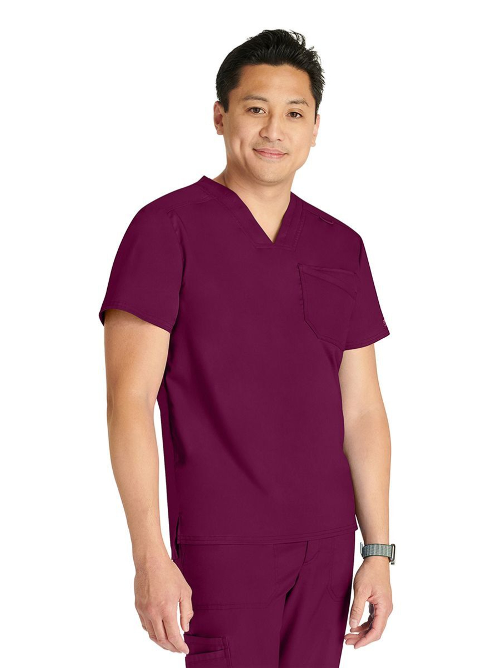 Топ медицинский мужской Cherokee WW Revolution WW751, винный, M