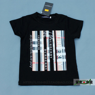 Футболка детская с контрастным клетчатым принтом