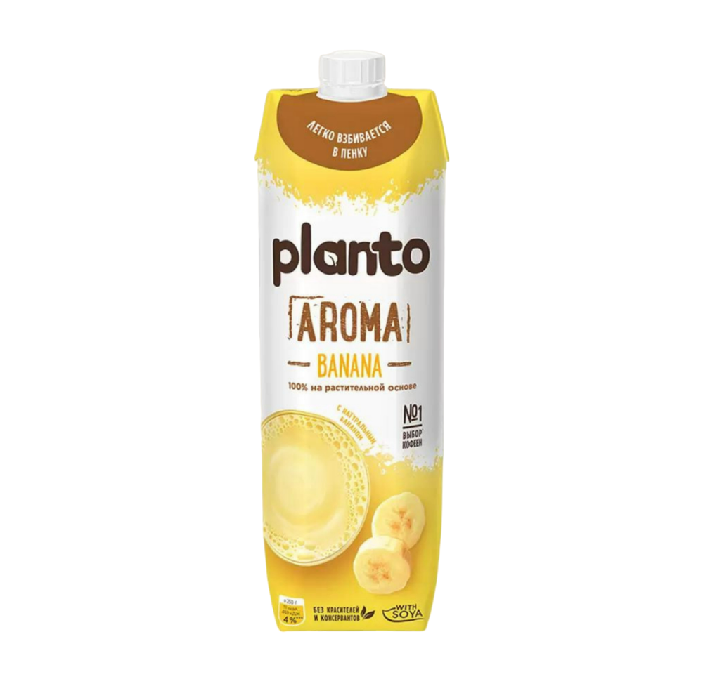 Молоко соево-банановое Planto, 1 л