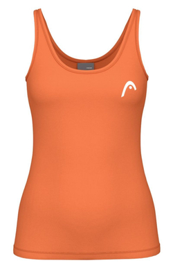 Женский топ теннисный Head Spirit II Tank - Оранжевый