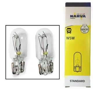 Автолампа  W 24-W 5W (без цок) (W2,1x9,5d) Narva #17197