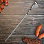 Шампур плоский 410*10*1,5мм нерж