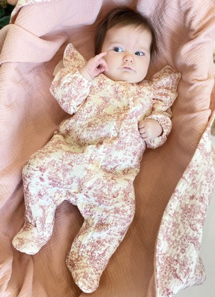 Комбинезон с крылышками муслиновый