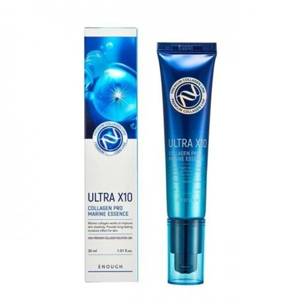 Эссенция для лица с коллагеном ENOUGH Ultra x10 Collagen Pro Marine Essence 30 мл