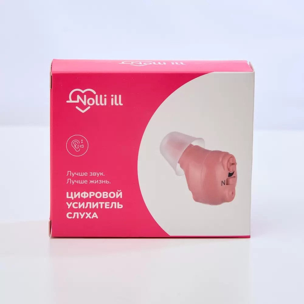 Усилитель слуха внутриушной с зарядным устройством Nolli ill HD-001