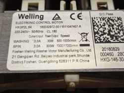 EWUC4105 кт43 Двигатель для стиральной машины Indesit 16003297200 б/у 7 контактов