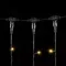 Светодиодный занавес 1*6 м., 600 теплых белых LED ламп, черный провод ПВХ, LTC (PCL601-11-2WW)